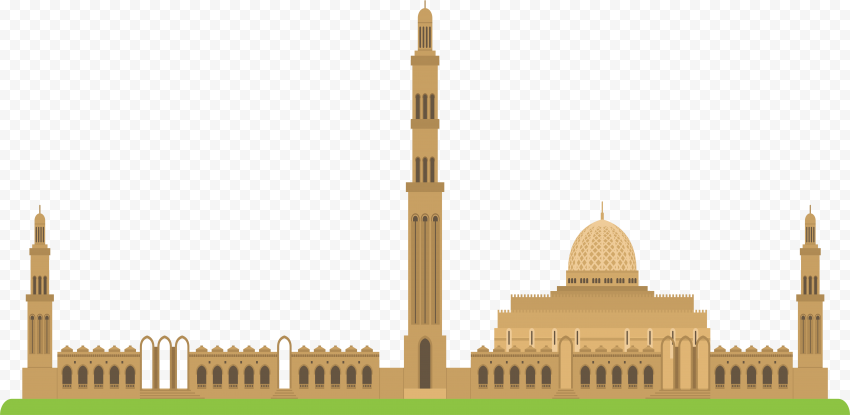Islamic Mosque Islam Masjid Vector Illustration