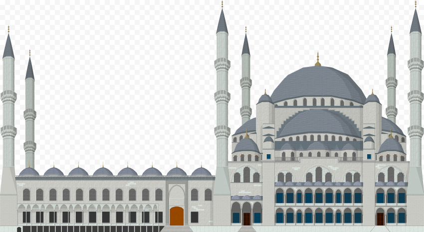 Islamic Vector Illustration Turkish Mosque Icon