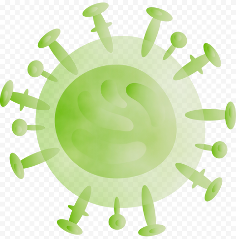 Coronavirus NCov Shape Green Vector Icon Logo
