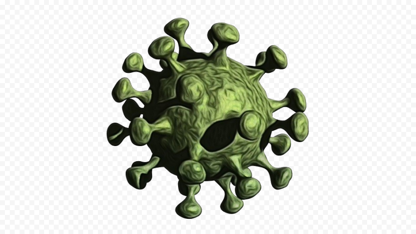 3D Coronavirus Covid 19 Crown Model Icon