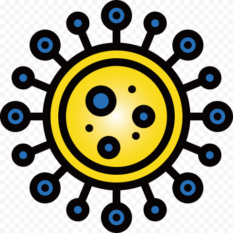 Germ Clipart Bacteria Virus Covid19 Icon Sign