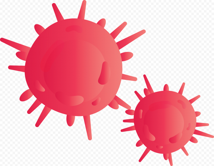 Two Sars Covid Corona Virus Germs Bacteria Icons