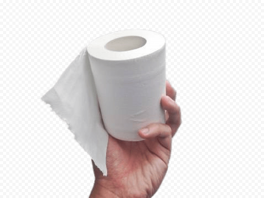 Hand Hold Paper Roll Toilet Wc Bathroom Hygiene Citypng