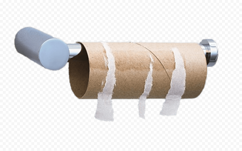 Empty Hanging Toilet Wc Bathroom Napkin Paper Roll