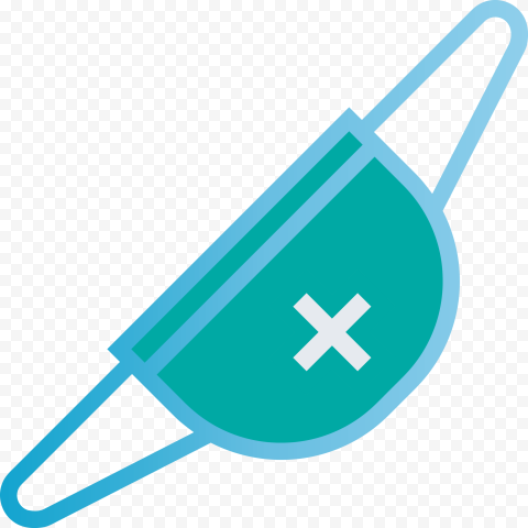 Vector Surgical Safety Covid19 Virus Mask Icon
