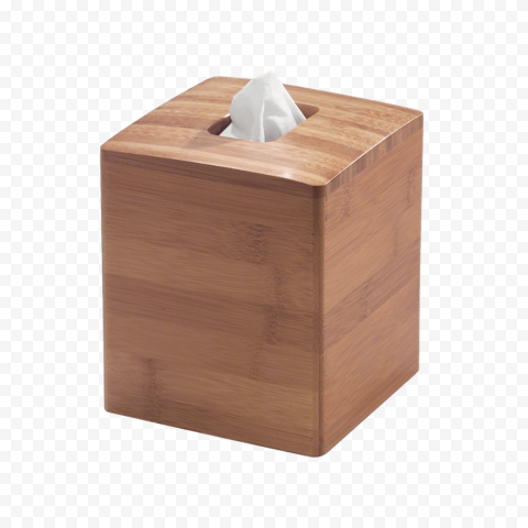 Wood Kleenex Facial Tissue Paper Square Box