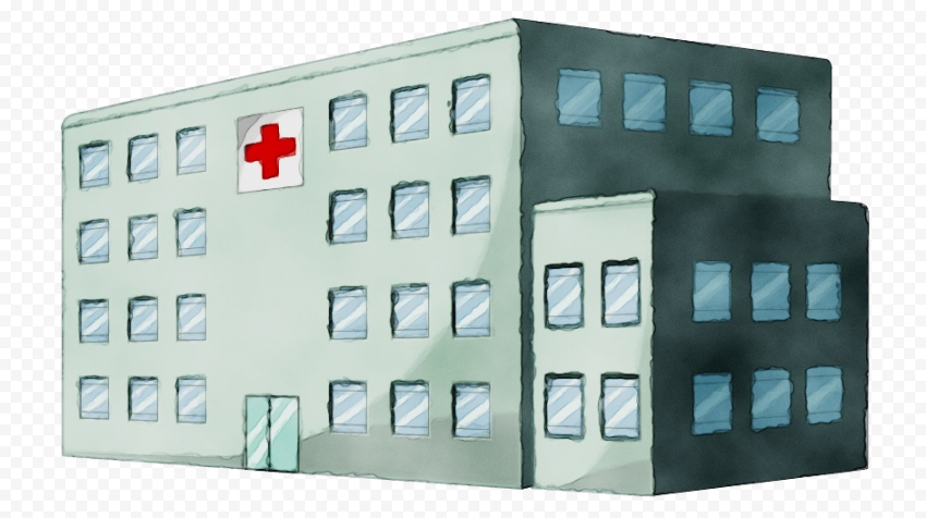 Painting City Clinic Hospital Healthcare Icon