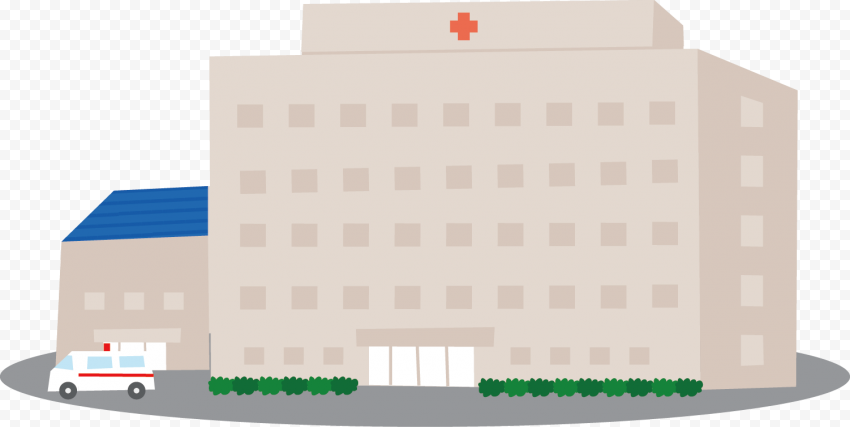 Cartoon Clinic Hospital Healthcare Center Icon