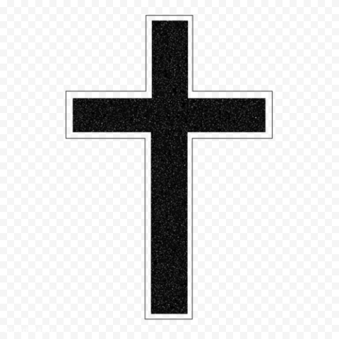 Church Cross Christianity Religion Black Icon