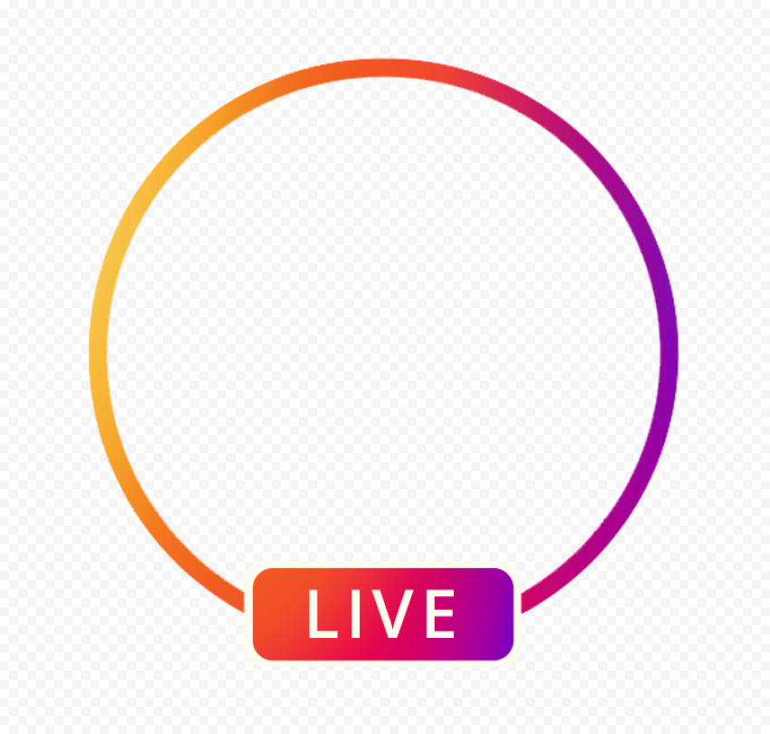Circle Instagram Live Streaming Social Media Icon