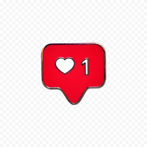 Instagram Like Red Notification Drawing Icon