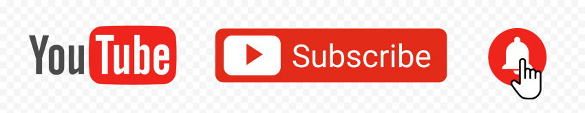 Youtube Subscribe Logo Bell Icons