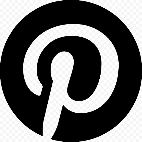 Round Black Pinterest Computer Icon Logo