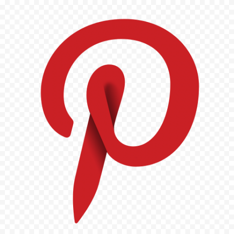 Creative Graphic Pinterest Red P Letter