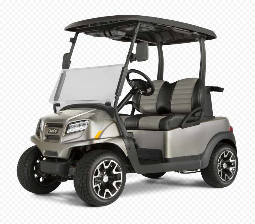 Gray Golf Buggy Cart Two Passengers Club Car