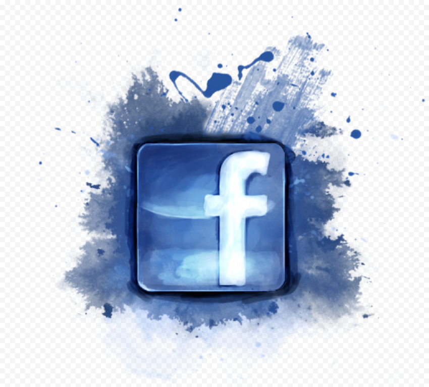 Watercolor Square Facebook Fb Logo Icon