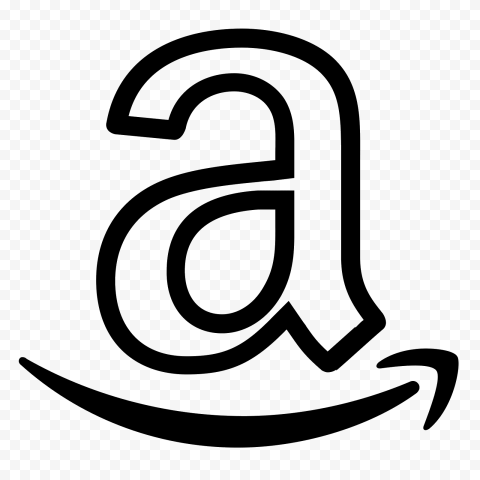Black A Amazon Letter Symbol Icon