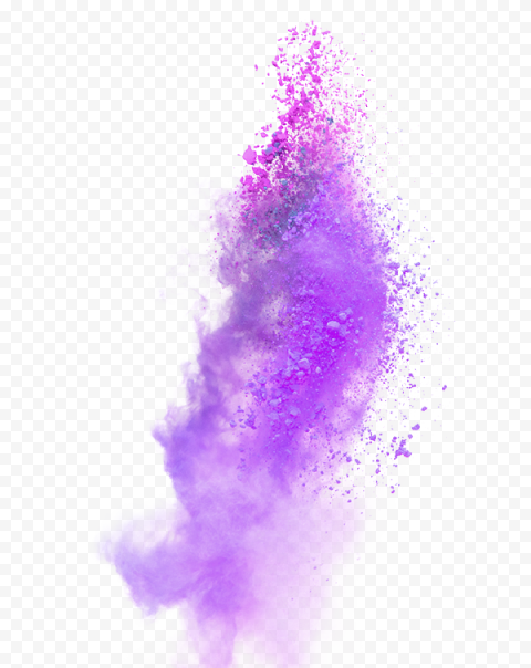 Purple Smoke Powder Explosion Effect