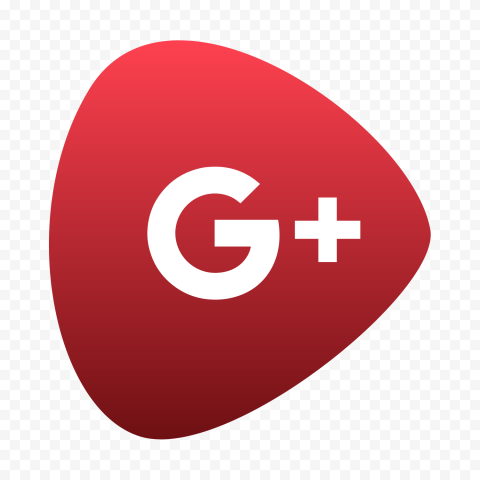 Modern Google G Plus Red Icon