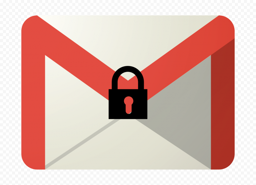 Encrypted Email Gmail Envelope With Lock Icon