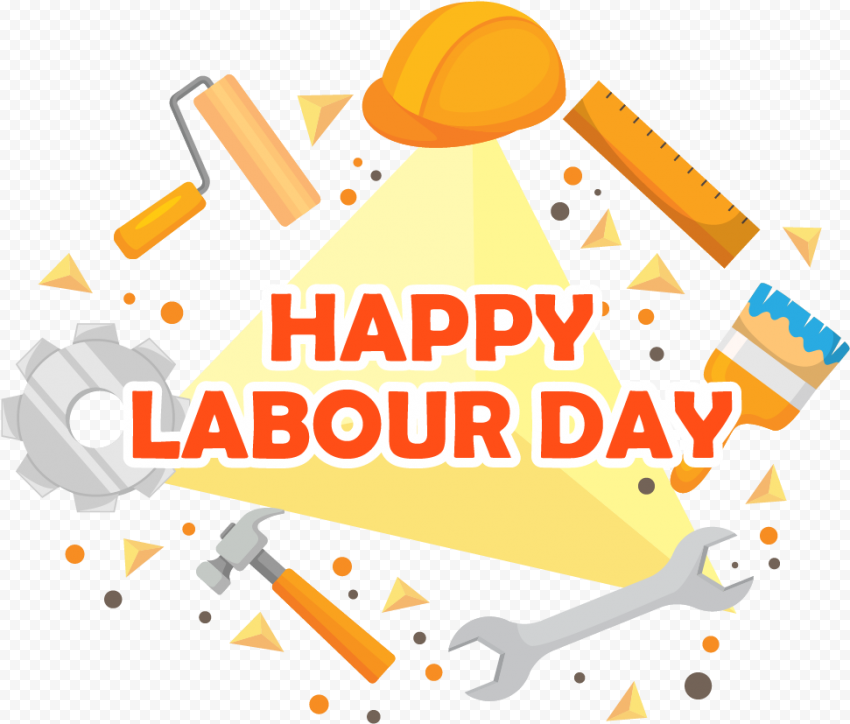 Happy Labour Day Graphic Illustration