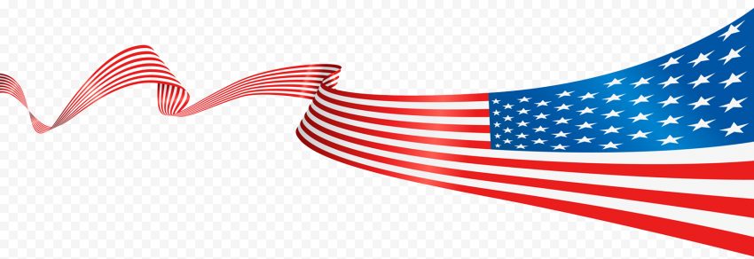 Usa American United States Flag Ribbon Pattern