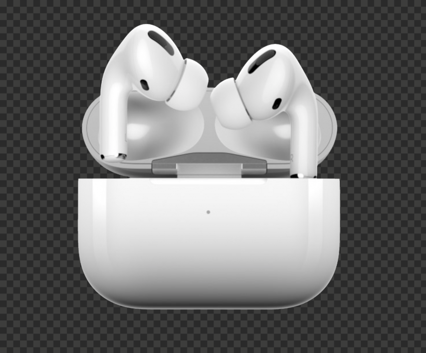 Opened Apple Airpods Pro Case Front View