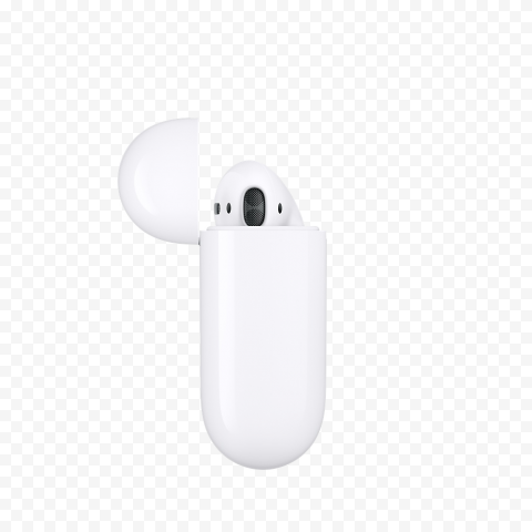 Opened Airpods Case Side View