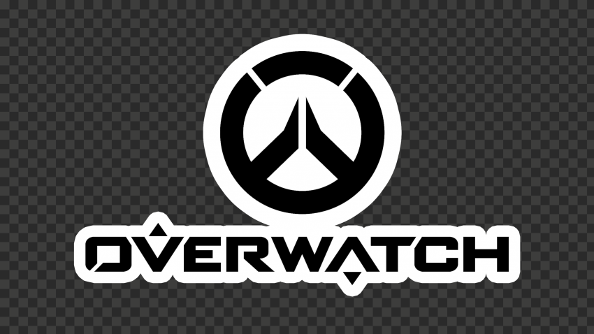 Black Overwatch Logo Stickers Style