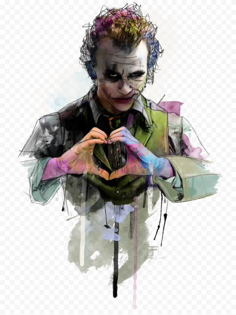 Artwork Of Joker Heath Ledger Illustration Art Citypng