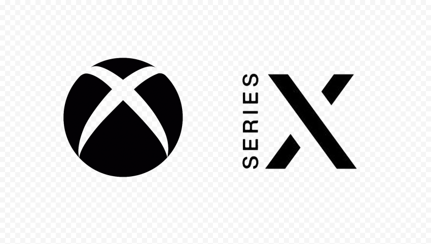 Black Microsoft Xbox Series X Logo
