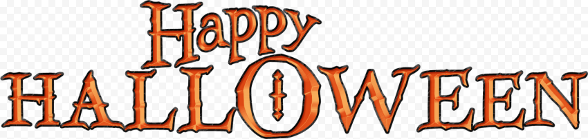 Happy Halloween Text Font Logo
