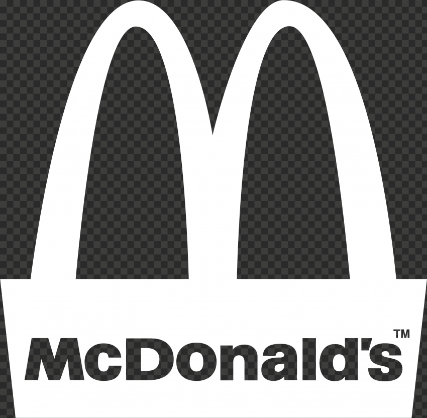 McDonalds M Symbol White Logo High Resolution