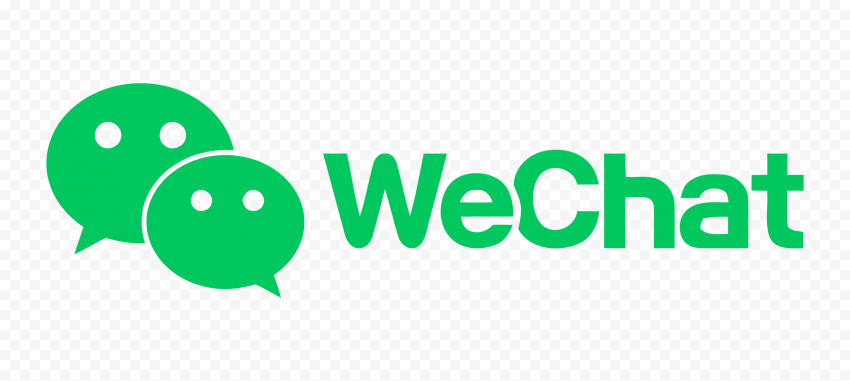 Green WeChat Logo With Messages Bubbles Icon