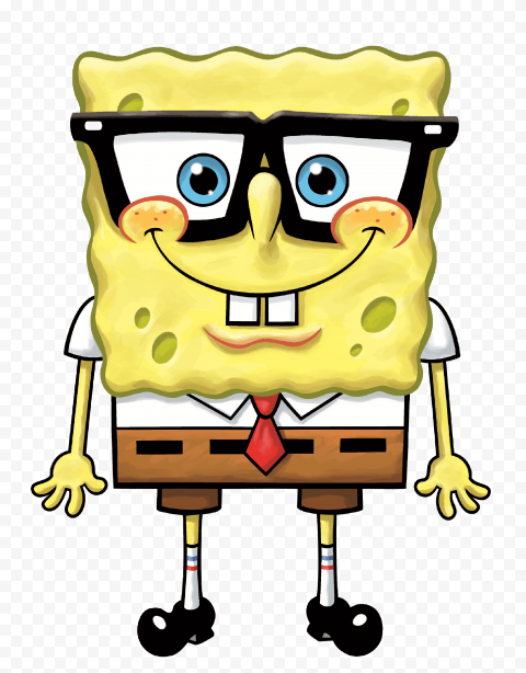 HD Spongebob Glasses Transparent PNG | Citypng