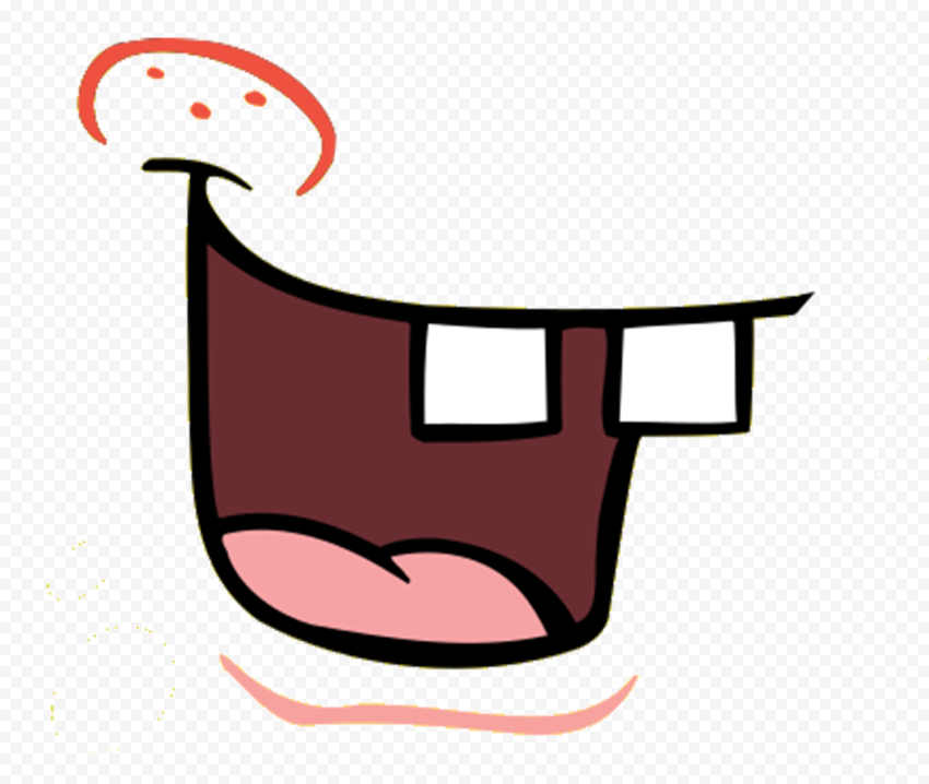 HD SpongeBob Mouth Laughing Cartoon Transparent PNG | Citypng