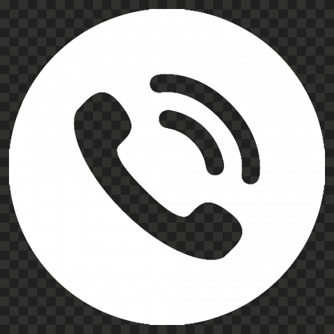 HD White Round Circle Phone Icon Transparent PNG | Citypng