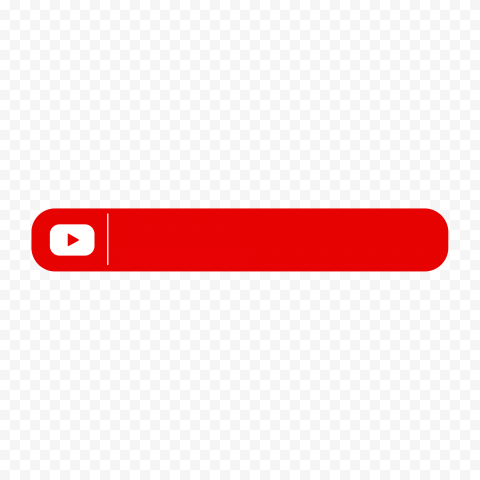 HD Flat Red Youtube Lower Third Banner Signature PNG