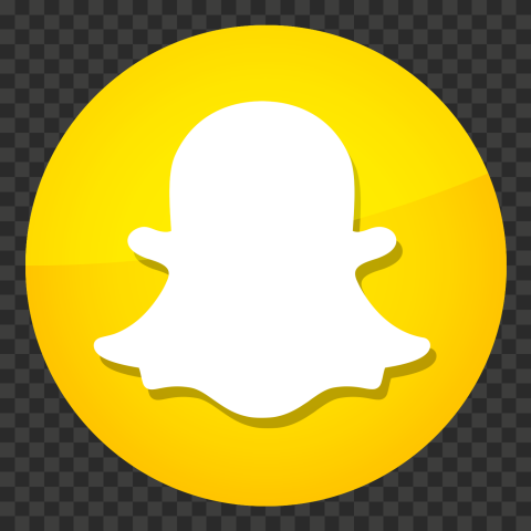HD Snapchat Golden Gold App Code Logo Icon PNG Image | Citypng