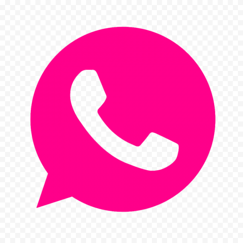HD Pink Outline Wa Whatsapp App Logo Icon PNG