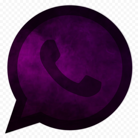HD Purple Smoke Wa Whatsapp Logo Icon PNG