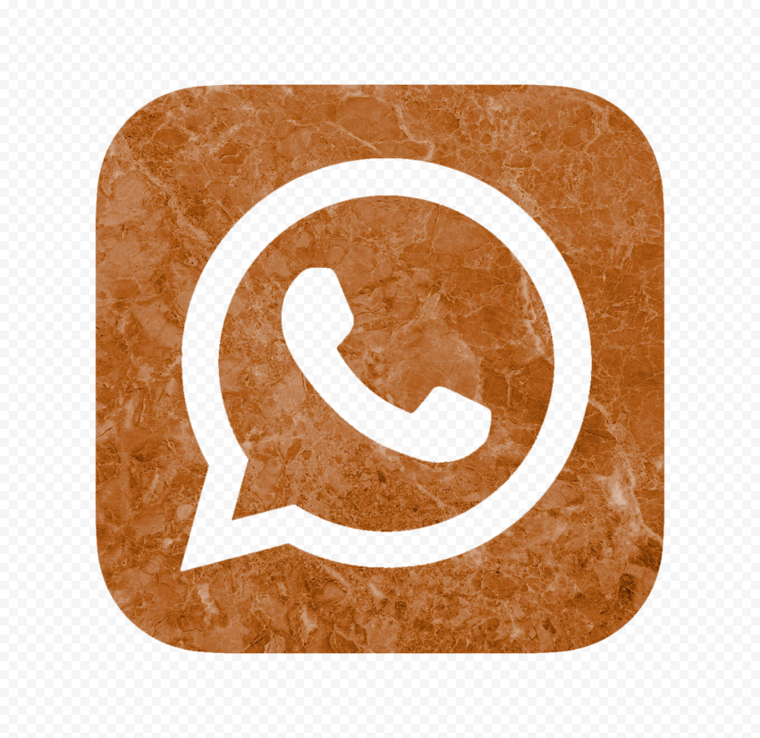 HD Brown Whatsapp Wa Whats App Square Logo Icon PNG