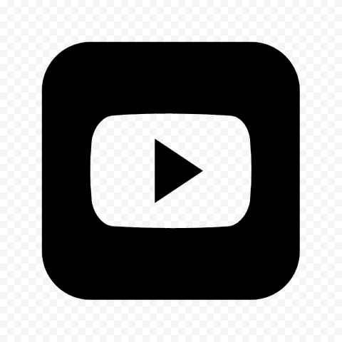 Hd Black Square Contains Outline Youtube Yt Sign Symbol Png Citypng