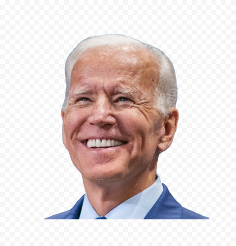 HD Joe Biden Happy Face Candidate US President PNG
