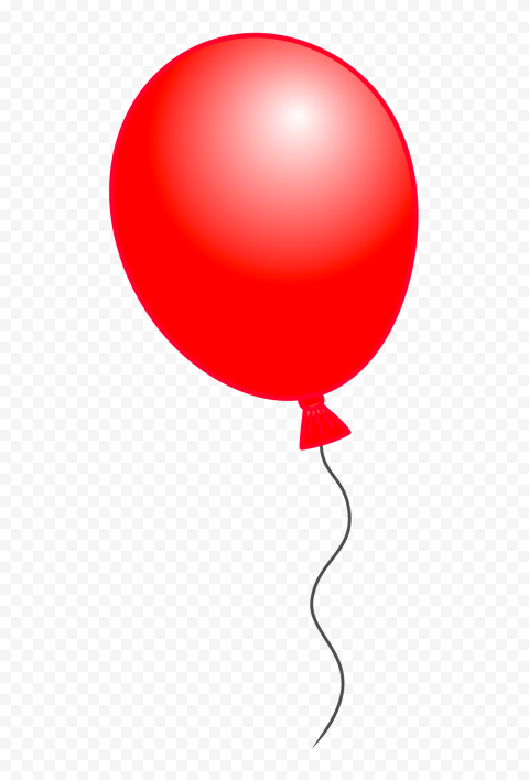 HD Red Vector Balloon Fly PNG