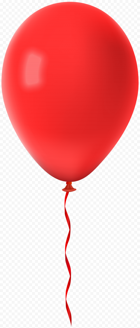 HD Red Balloon Illustration PNG | Citypng