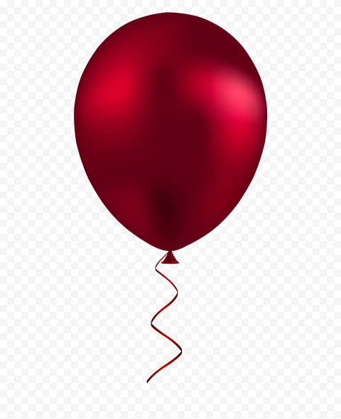 HD Dark Red Vector Decoration Balloon PNG