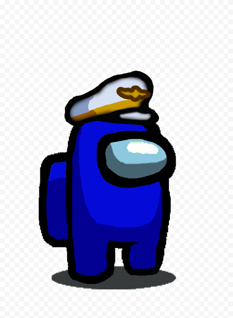 Us Character With Captain Hat PNG 