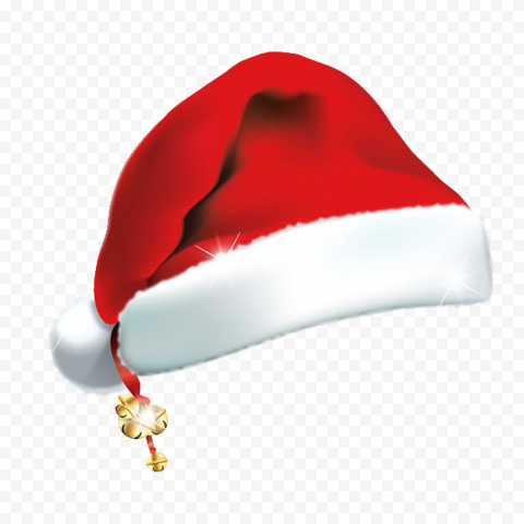 HD Christmas Santa Claus Hat With Bell 