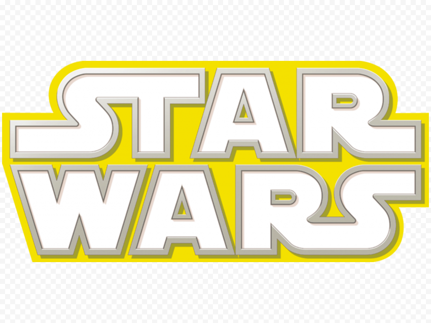 HD Yellow Cool Star Wars Logo PNG